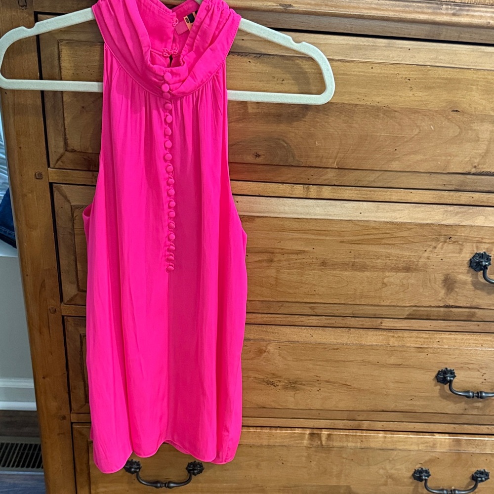 Bright Pink Lilly Pulitzer top - size large